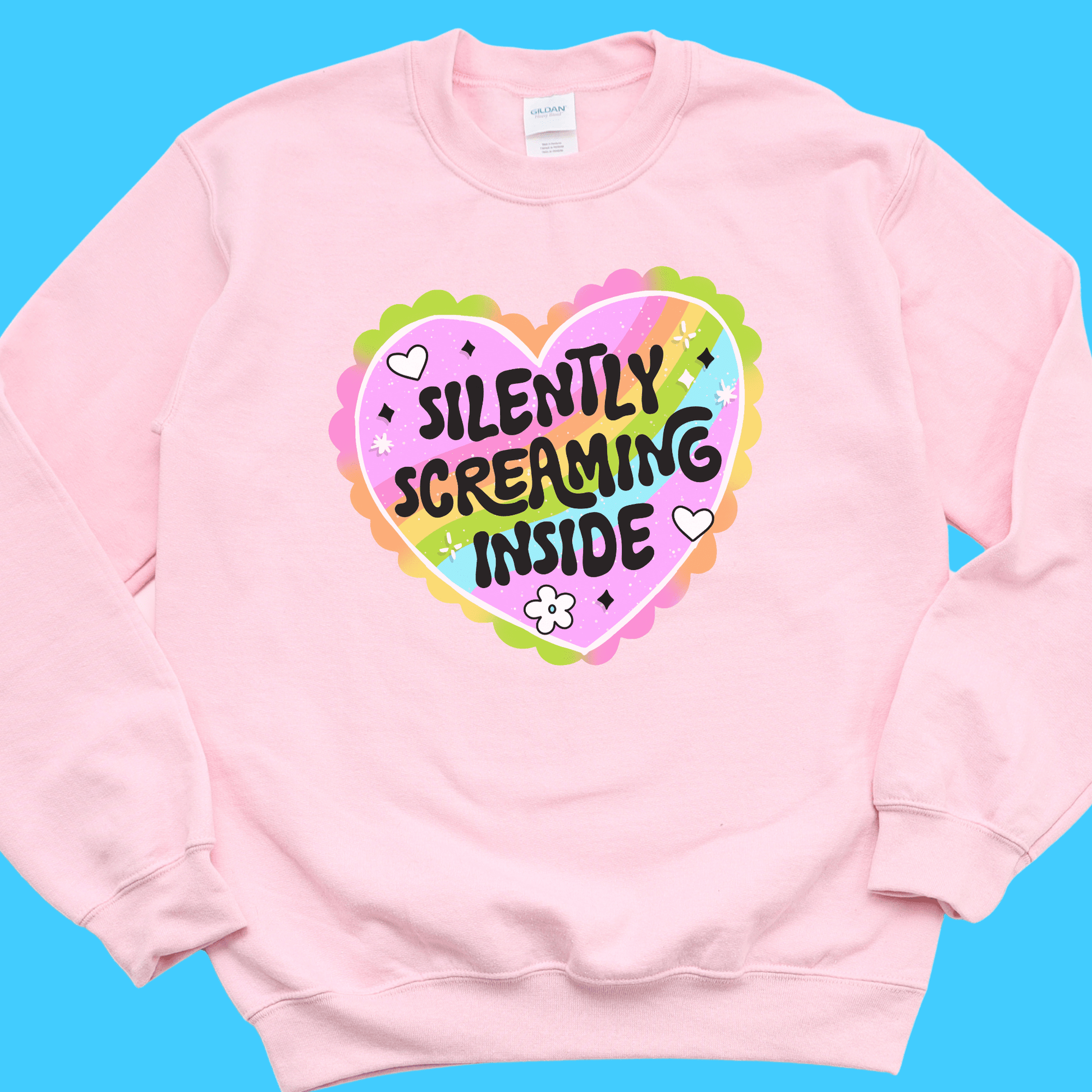 Silently Screaming Inside Sweatshirt - Resist Supply