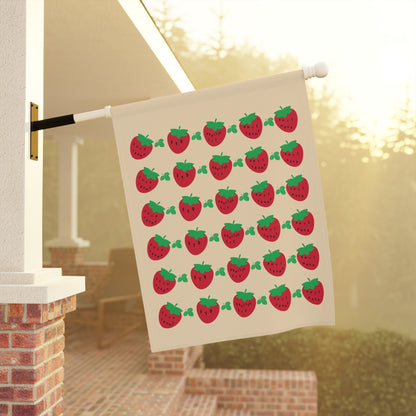Strawberry Subtle FDT Garden Flag - Resist Supply