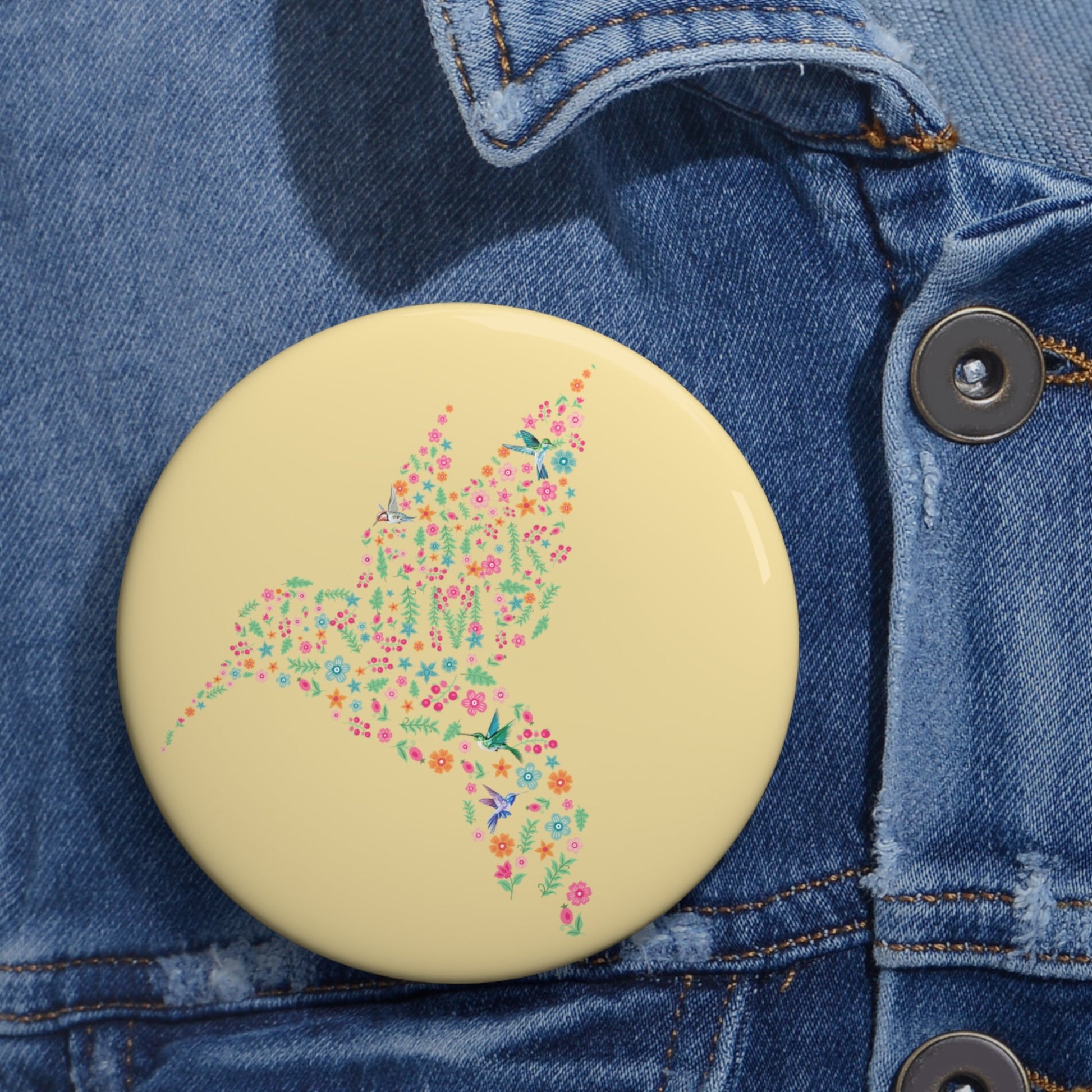 subtle fdt hummingbird button - Resist Supply #