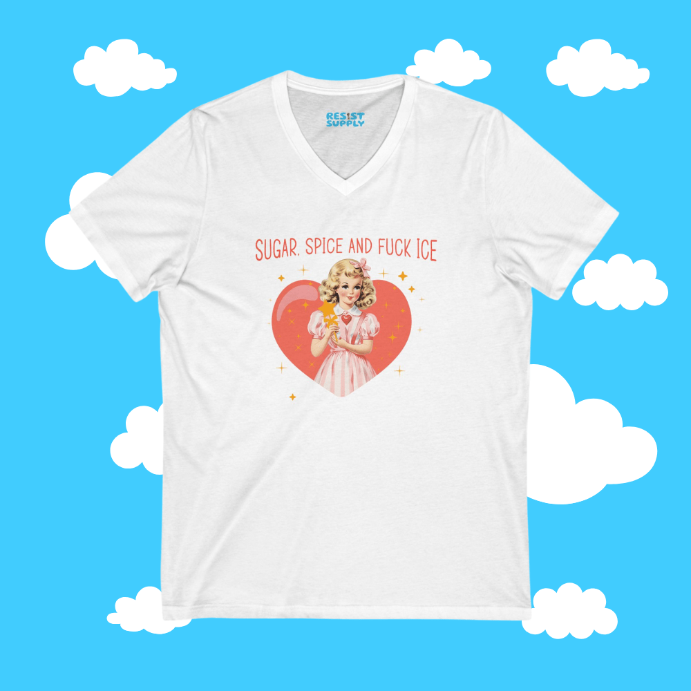 Sugar Spice V-Neck Tee - Resist Supply #