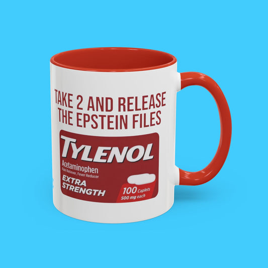 Take 2 and Release the Epstein Files Mug - Resist Supply