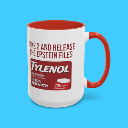 Take 2 and Release the Epstein Files Mug - Resist Supply