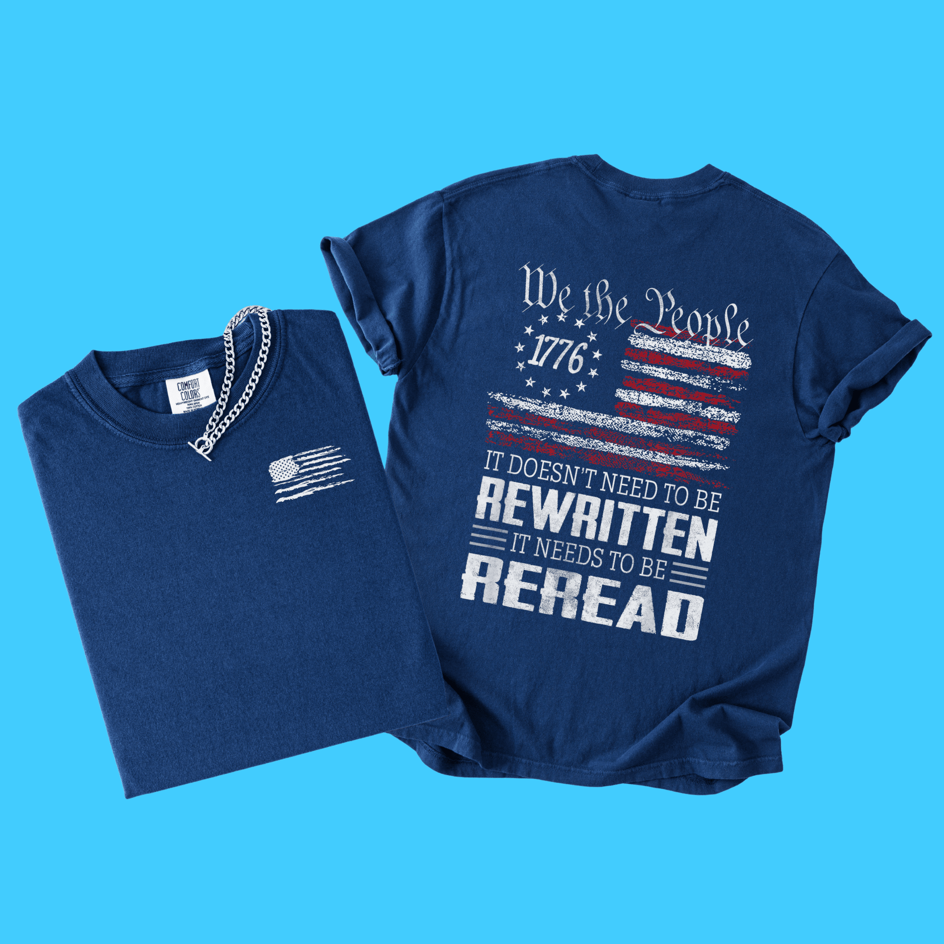 We The People 1776 Front & Back T-Shirt - Resist Supply