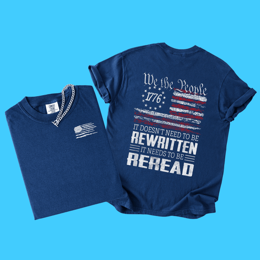 We The People 1776 Front & Back T-Shirt - Resist Supply
