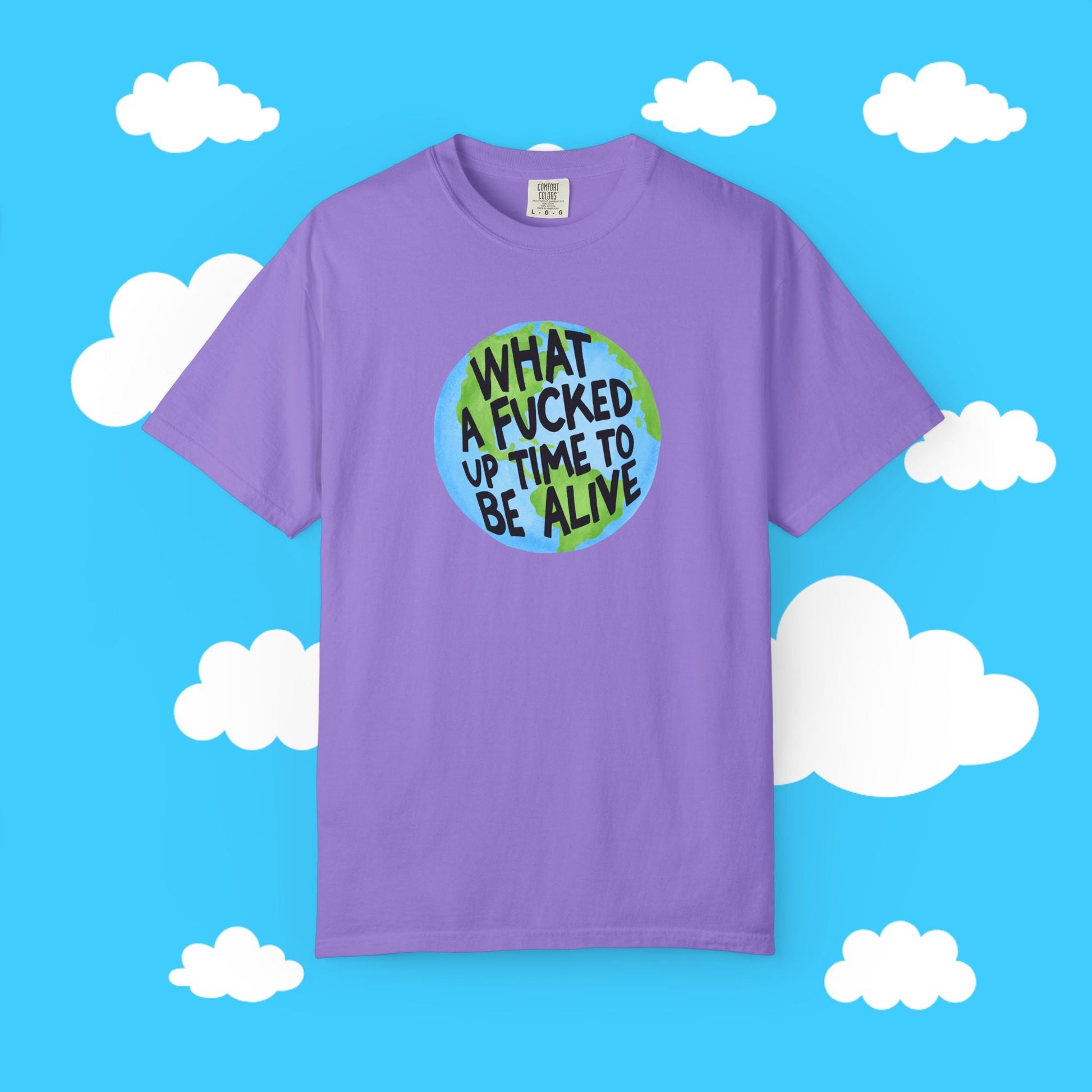 WHAT A F*CKED UP TIME TO BE ALIVE BOXY TEE - Resist Supply #