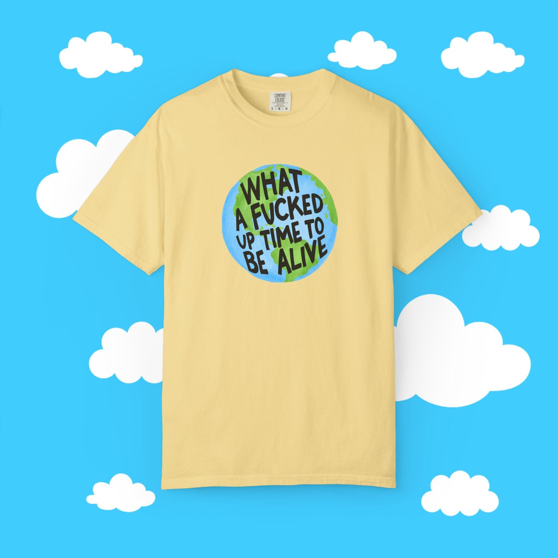 WHAT A F*CKED UP TIME TO BE ALIVE BOXY TEE - Resist Supply #