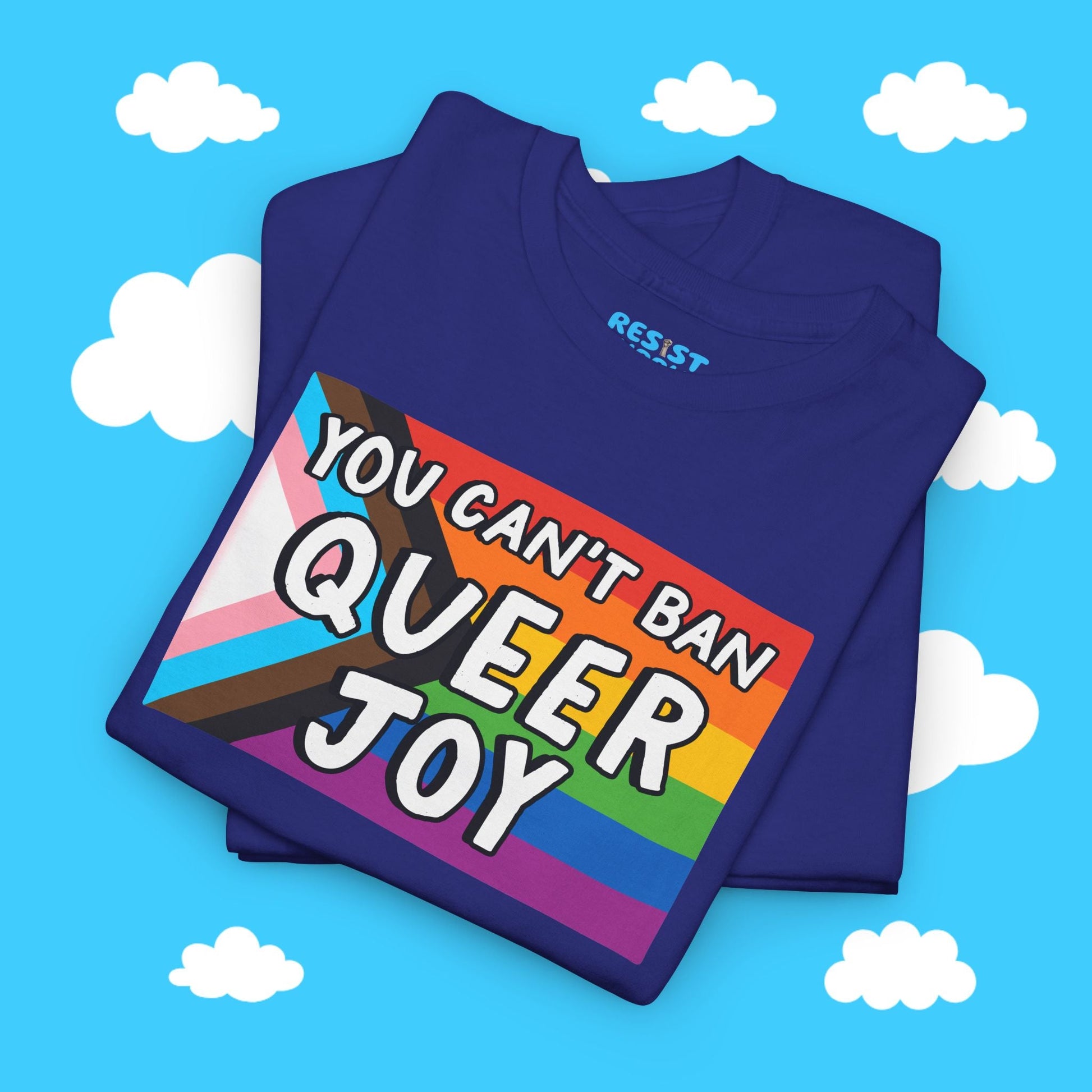 You Can't Ban Queer Joy Tee - Resist Supply #