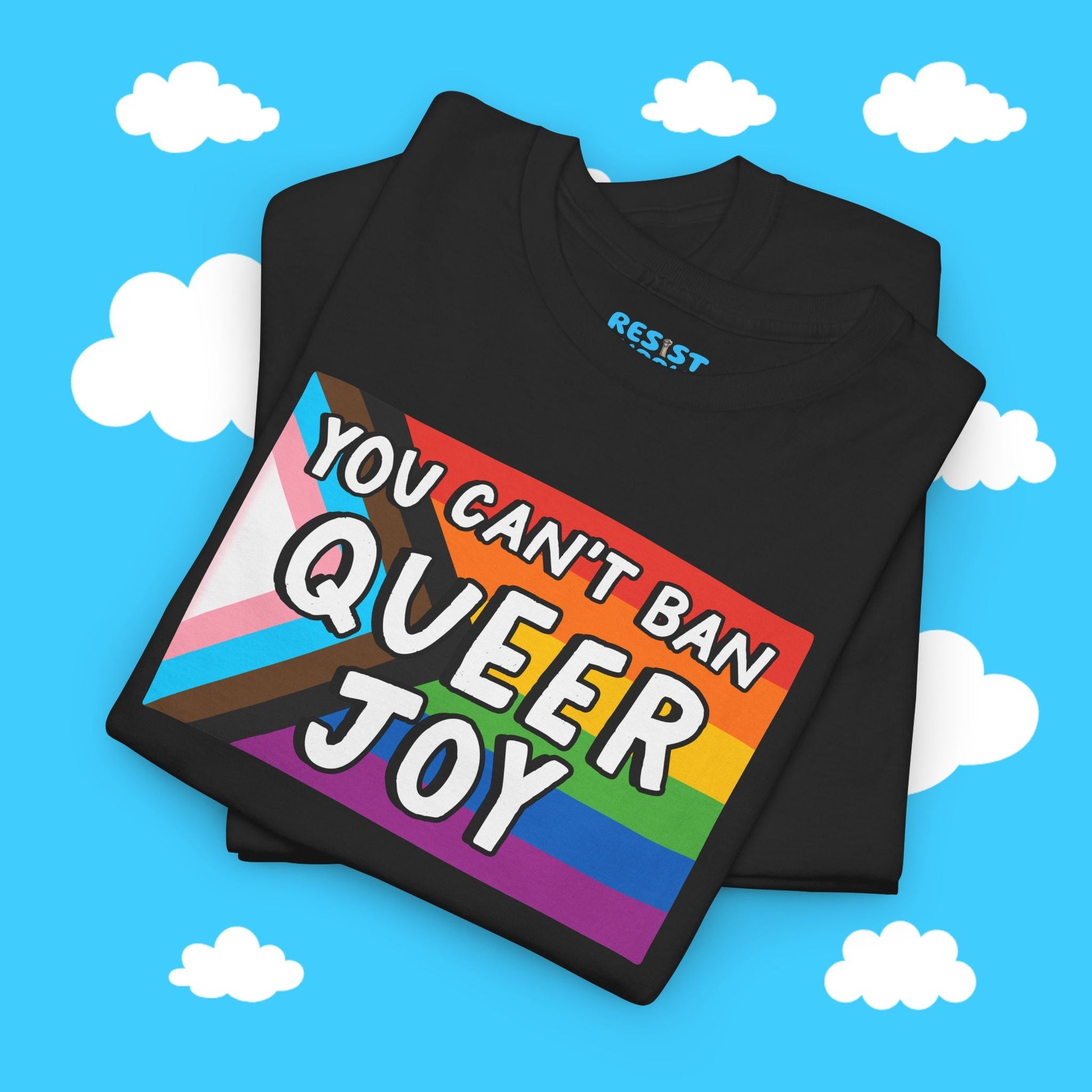 You Can't Ban Queer Joy Tee - Resist Supply #